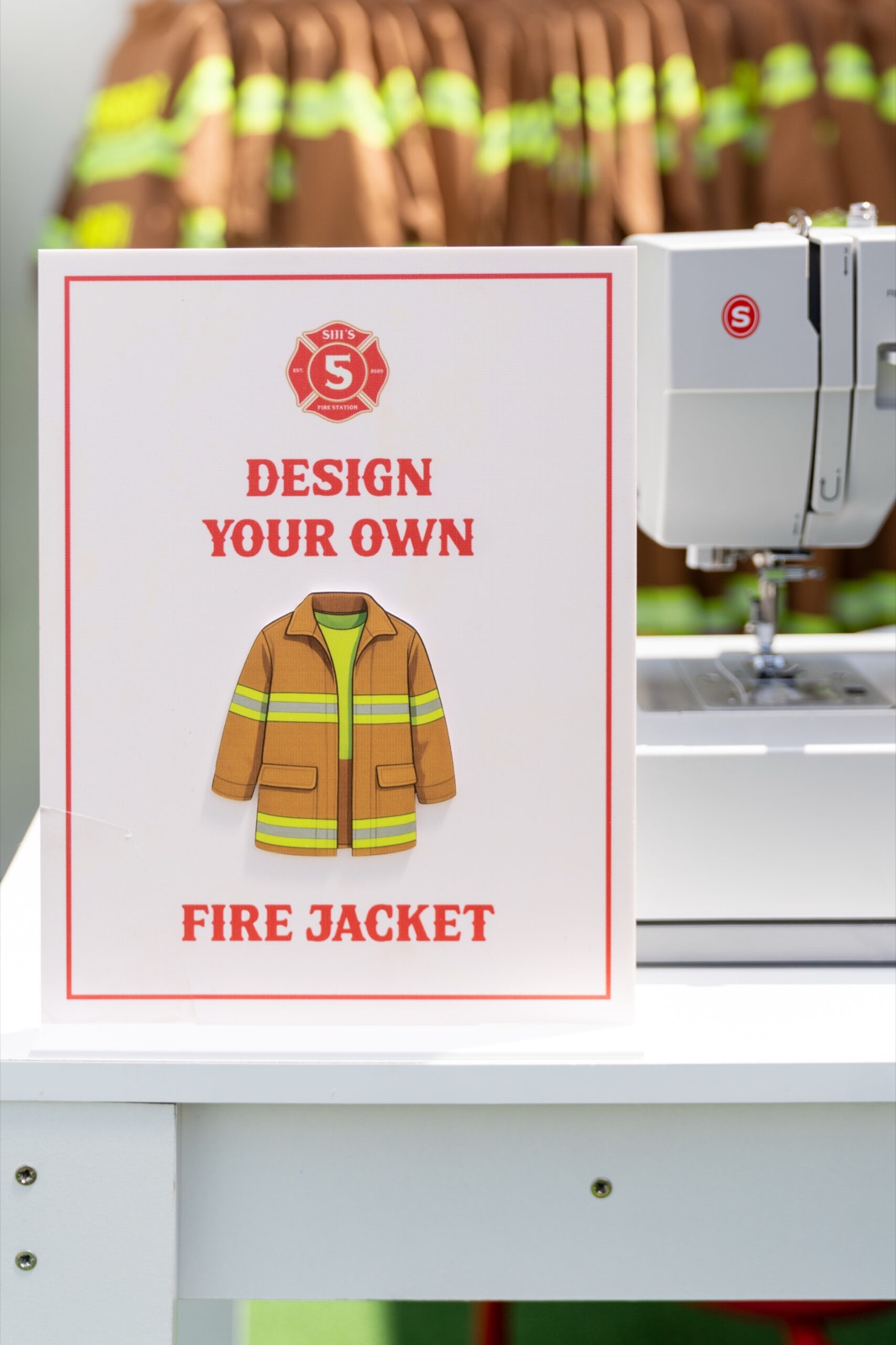 Design your own fire jacket station
