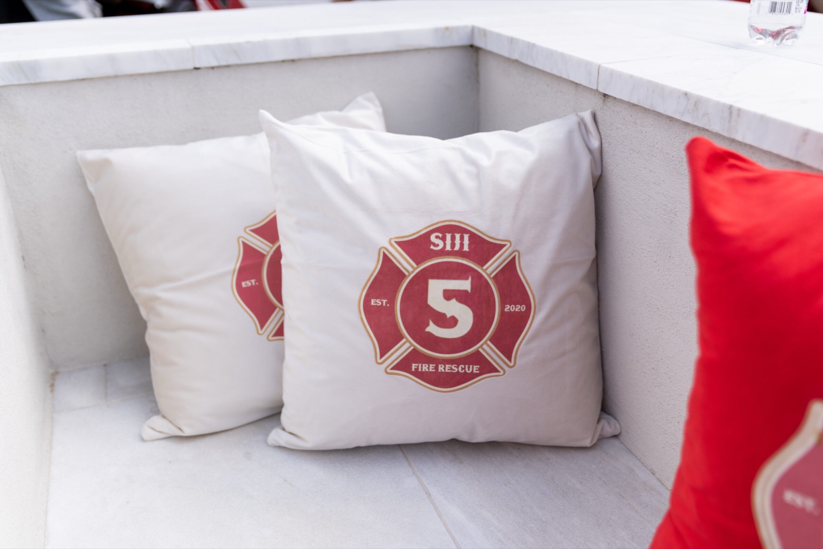 Monogram pillow