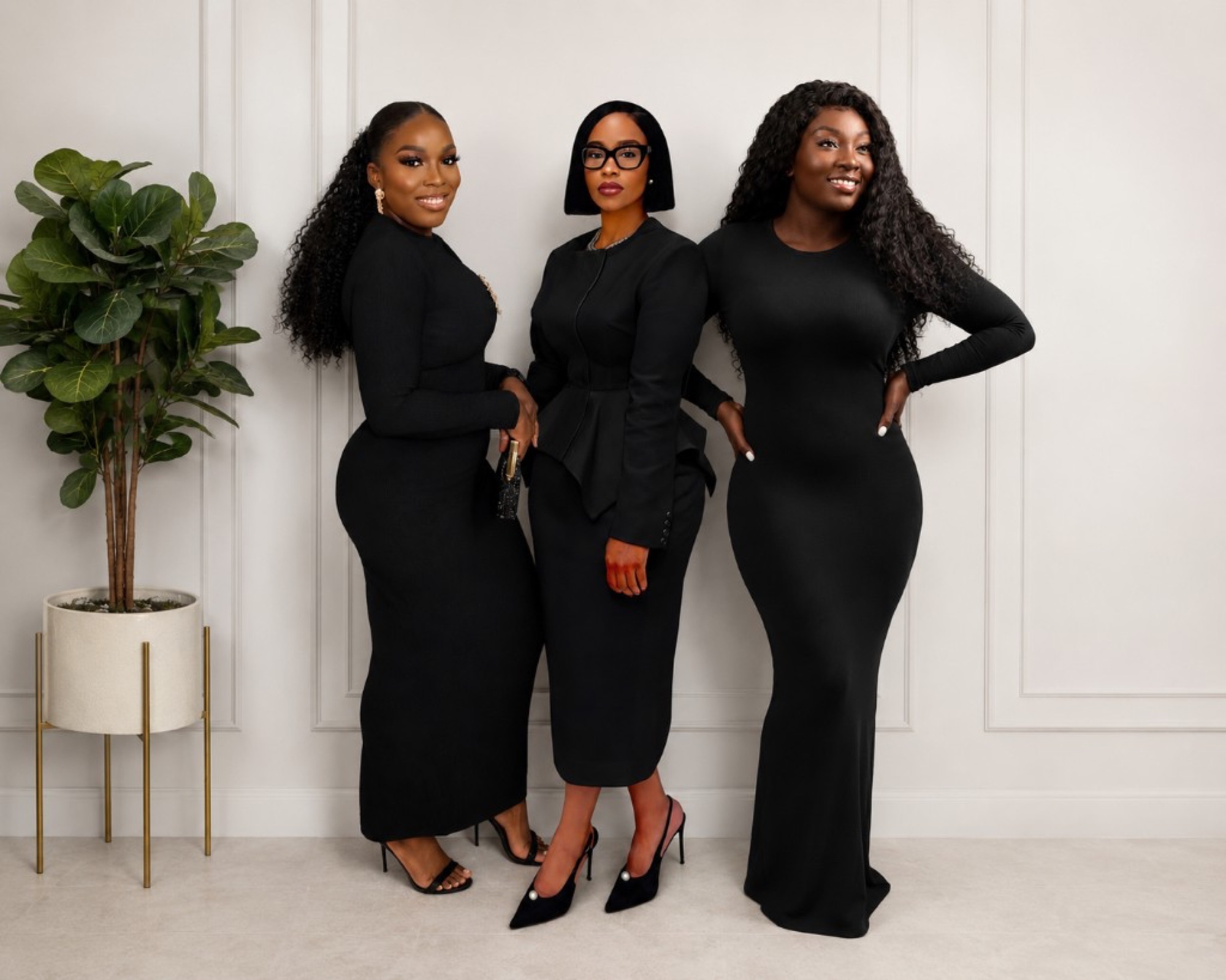 The Pearls360 team — Nifé Kara, Osarume Isaac and Tany Odufuwa